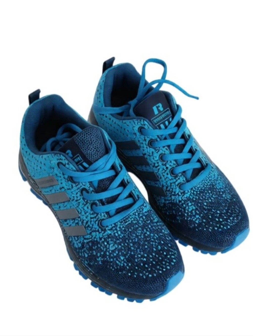 Men's Blue Gradient Athletic Sneakers